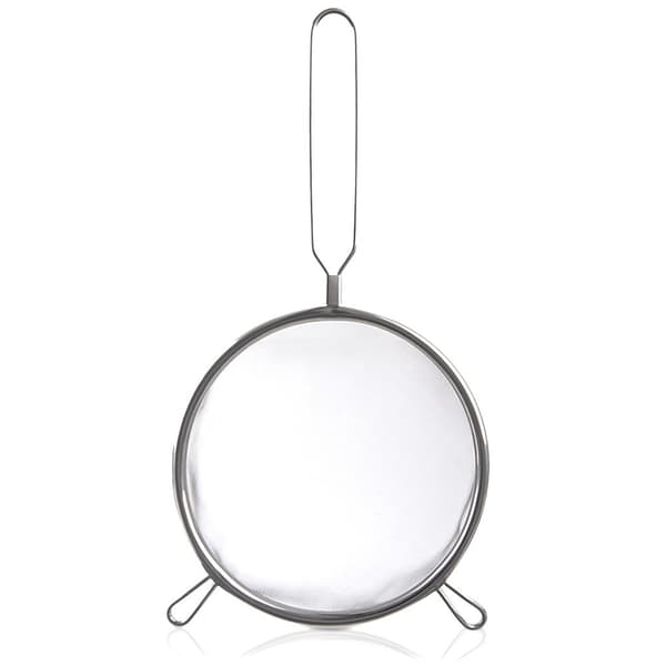 teräskeittoseula kahvalla 16 cm