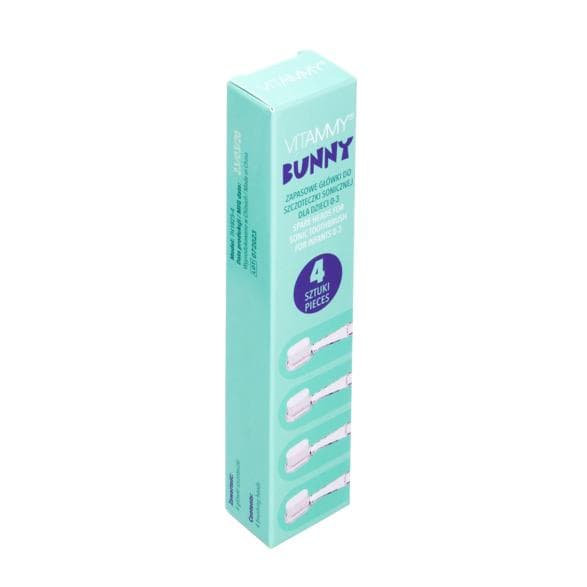 VITAMMY Bunny Hvide soniske tandbørstehoveder