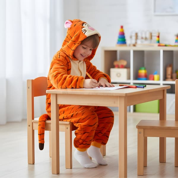 Kigurumi pyjamas kostume tiger 115-125cm
