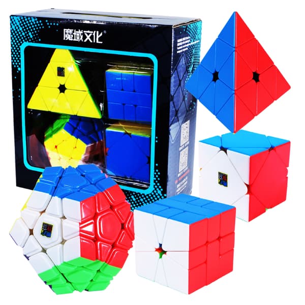 STORT SET Pyraminx + Megaminx + Skewb + Square1