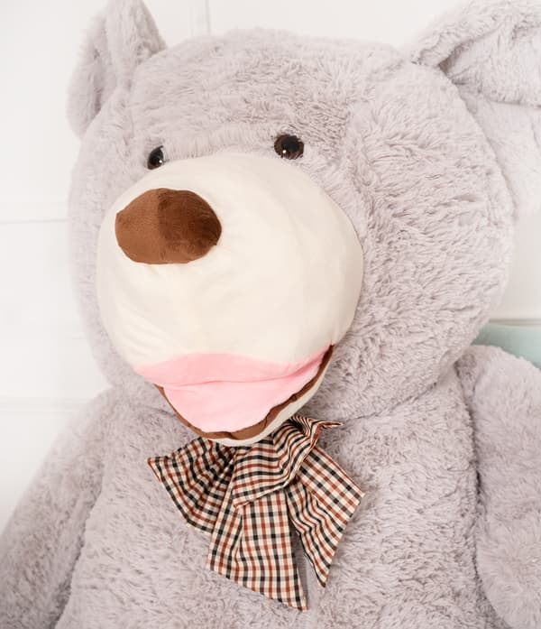 Teddy Amigo 130cm - grå