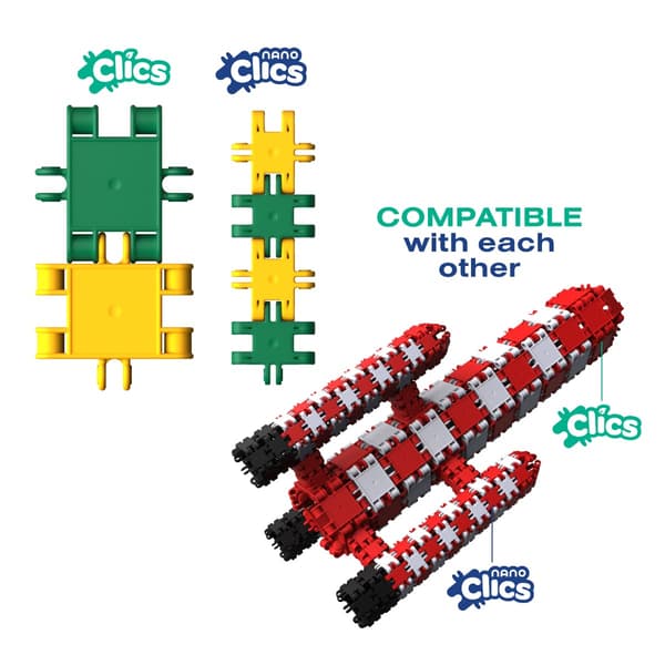 Nano Clics Dyreliv 250 stk. 8+