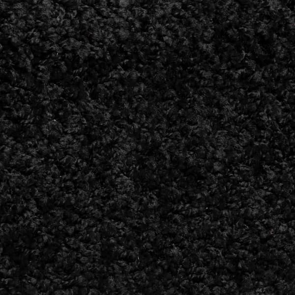 vidaXL trappemåtter 15 stk. 56x17x3 cm sorte halvrunde