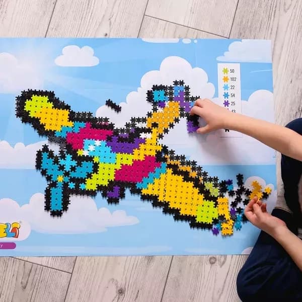 Meli Minis Flygplan 2-i-1 Flygplan och ballong 500 st.