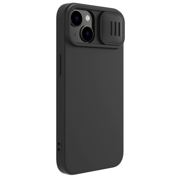 Nillkin CamShield Silky Silikone Cover iPhone 14 Plus Cover med Kamera Sort