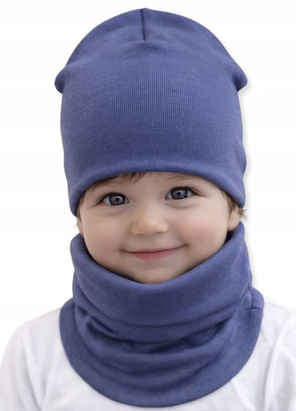 Set MÖSSA + HALSDUK 56-62-68 babyset 34/38 VÅRJEANS