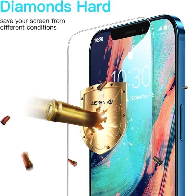 2 x 9H karkaistu lasi iPhone 13 Pro Maxille