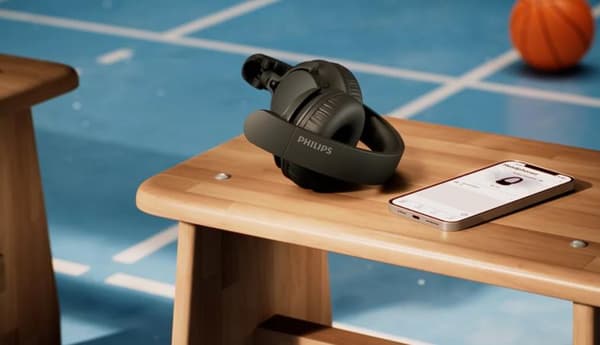 Trådløse hovedtelefoner PHILIPS TAH4000BK/00 Sort