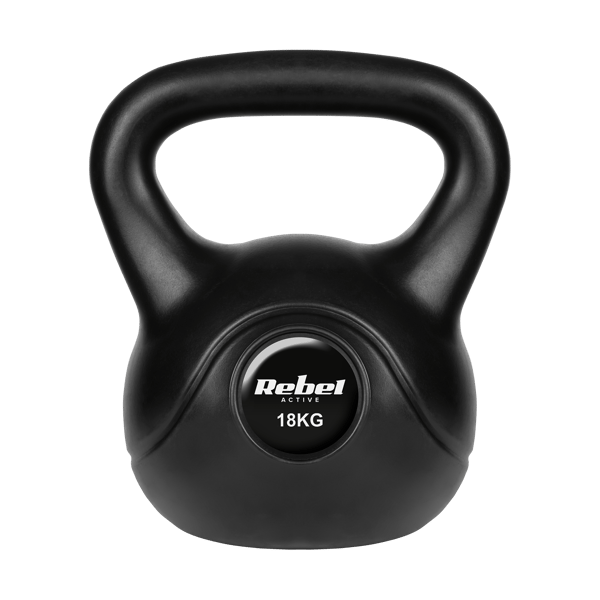 Kettlebell 18 kg kettlebellviktboll för ABS Rebel-träning