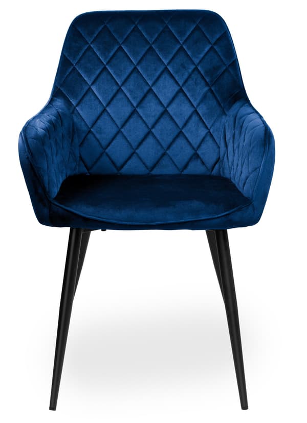 HAVANA VELVET marineblå fløjlsstol