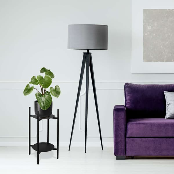 Samir sort loft stående blomsterstander
