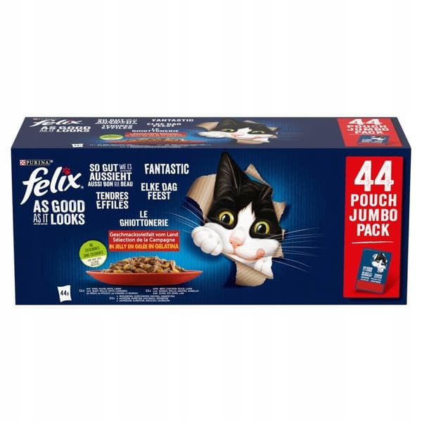 Purina Felix Fantastisk vådfoder til katte 44 x 85 g