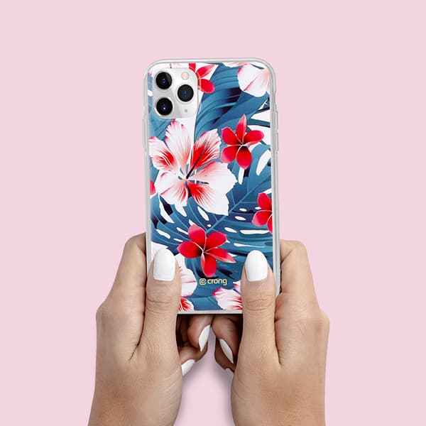 Crong Blomsteretui - iPhone 11 Pro Etui (mønster 03)