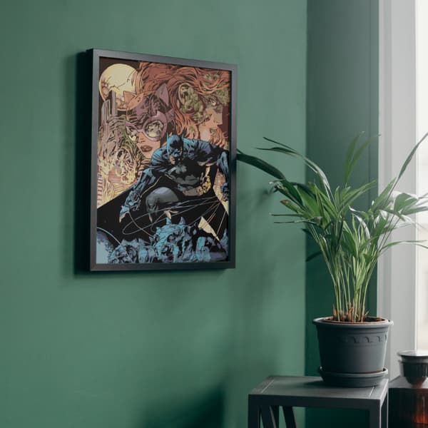 Målning med siffror med ram Gotham Nights 40x50 cm