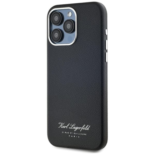 Karl Lagerfeld hotel RSG cover til iPhone 15 Pro sort