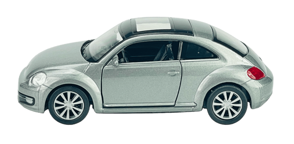 Welly VW Volkswagen Beetle sølv 1:34 43650