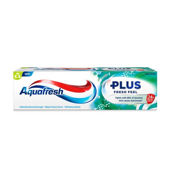 010384 AQUAFRESH PLUS FRISK ÅNDE 75ML