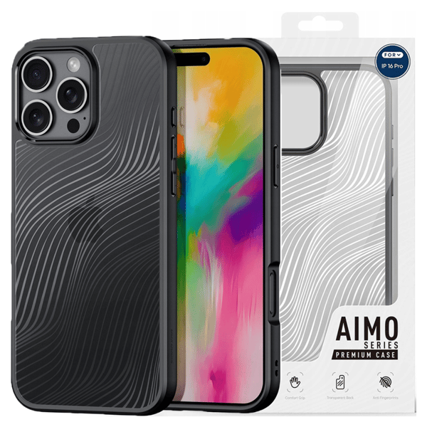 Dux Ducis Aimo Cover til iPhone 16 Pro Max - Sort