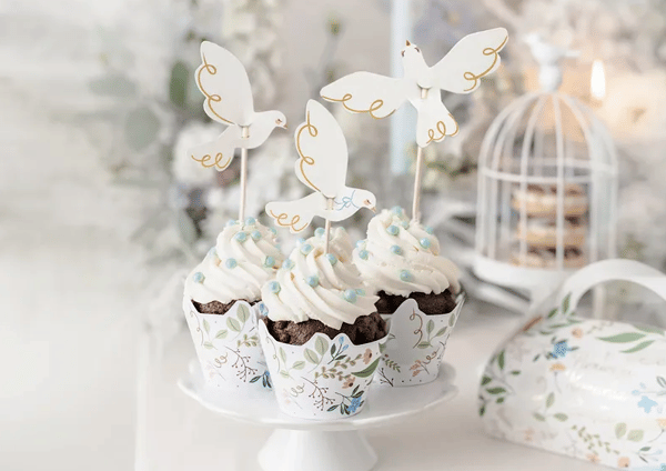 Muffinsformar Blommor 5x7,5x6,5cm 6 st.
