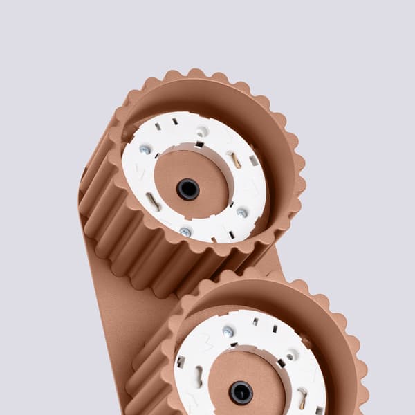 AURA 2 GX53 MOCCA ALU SOLLUX SL.1808 LOFTFUNDAMENT