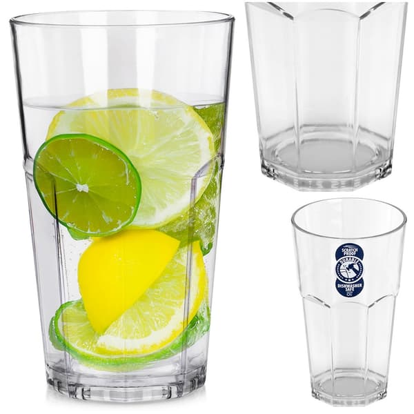 Obrytbar plastglas 370 ml