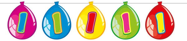 Ballongirlande 1 stk.