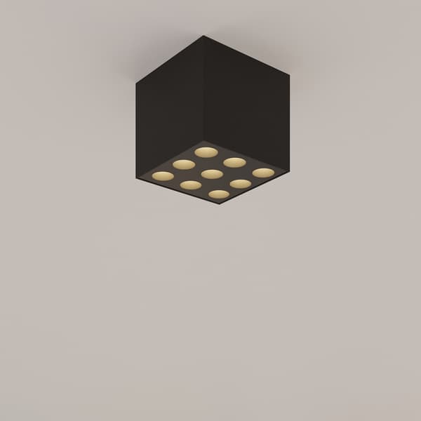 ECLIPSE LED LOFTSLAMPE SORT ALU LUMILO 12.123.11