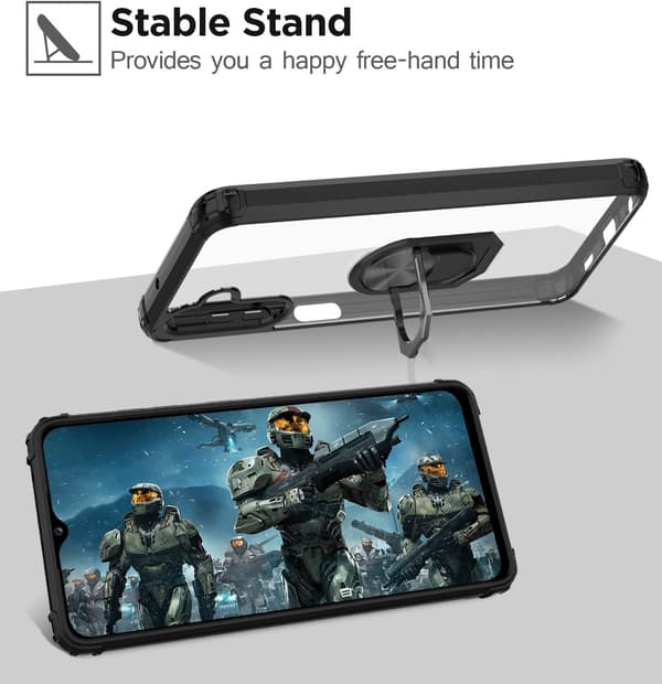 TRANSPARENT ETUI TIL SAMSUNG GALAXY A13 5G 2xGLAS