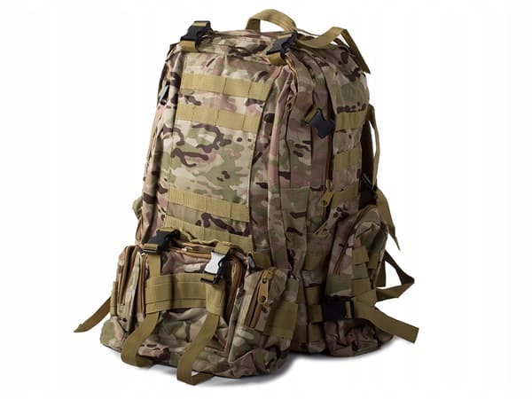 Militär ryggsäck 45L kamouflage ljus
