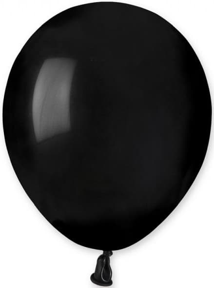 Balloner A50 pastel 5 - sort 14/100 stk.