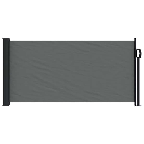 vidaXL Rullande sidomarkis antracit 100x500 cm