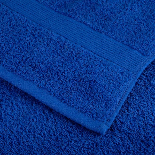 vidaXL Premiumhanddukar SOLUND, 4-pack, Blå, 70x140 cm