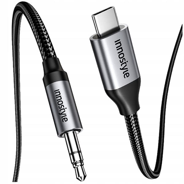 INNOSTYLE USB C AUX-ADAPTER MINI JACK-KABEL FÖR SAMSUNG DAC 1M