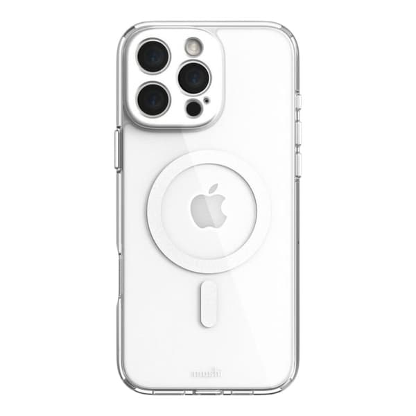 Moshi iGlaze MagSafe - iPhone 16 Pro Max -kotelo (Luna Silver)