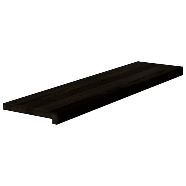 vidaXL trappetrin 2 stk. brun 100x30x2 cm massivt egetræ