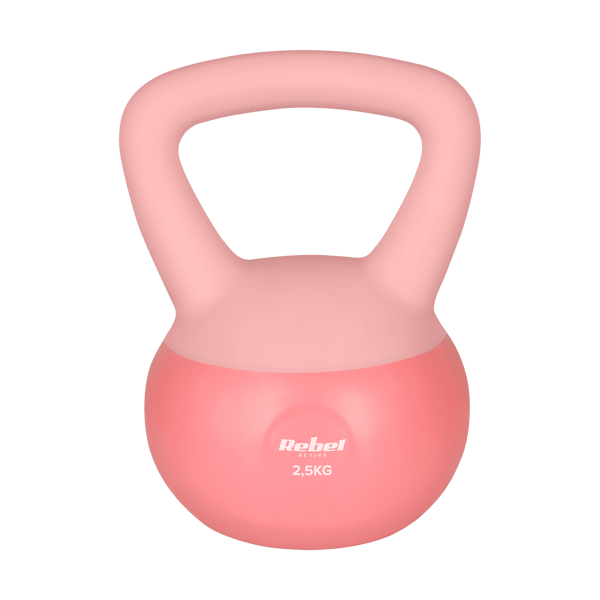 Rebel mjuk kettlebell 2,5 kg PCV säker tyst träning