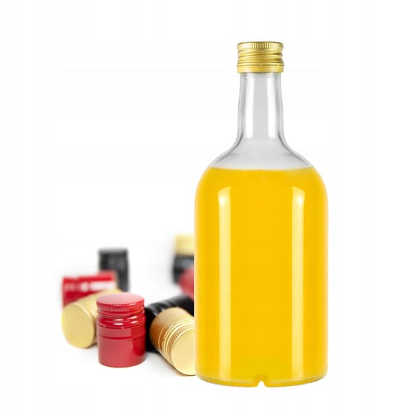 50x Moderna Blankflaskor 500ml + Kork För Likörer, Juice, Vin 0,5l