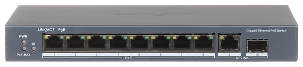 POE-SWITCH DS-3E0510P-E 8-PORTS SFP Hikvision