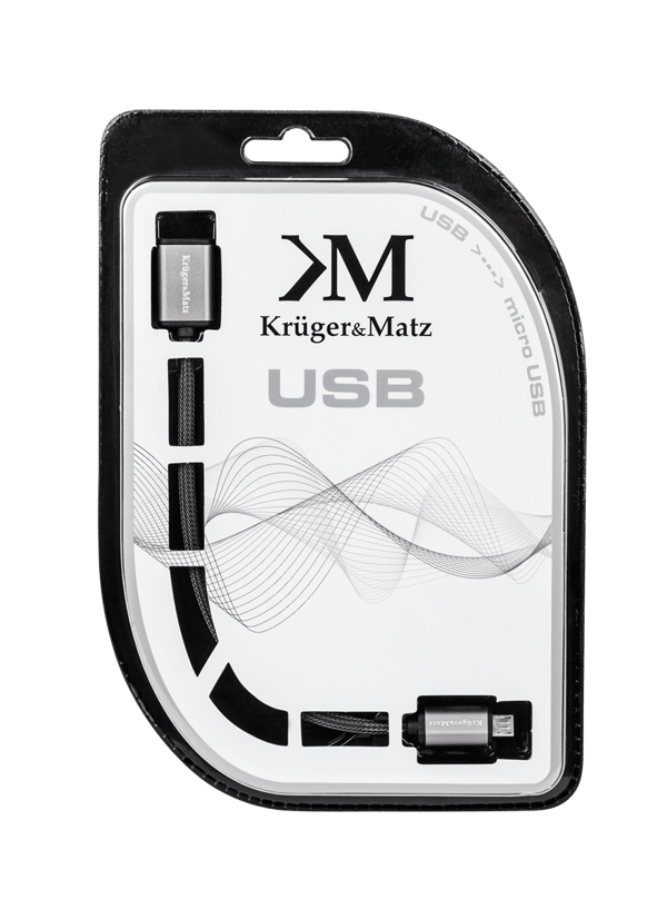Kaapeli USB-mikro-USB pesä-tulppa 1 m jatko