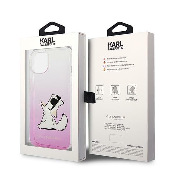 Karl Lagerfeld Choupette Fun solbriller - iPhone 14 Plus cover (lyserød)