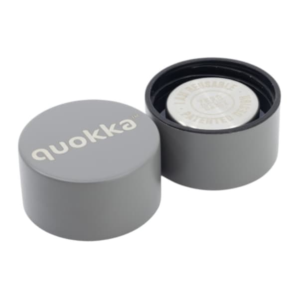 Quokka Solid - Termosflaska i rostfritt stål 630 ml (grå)
