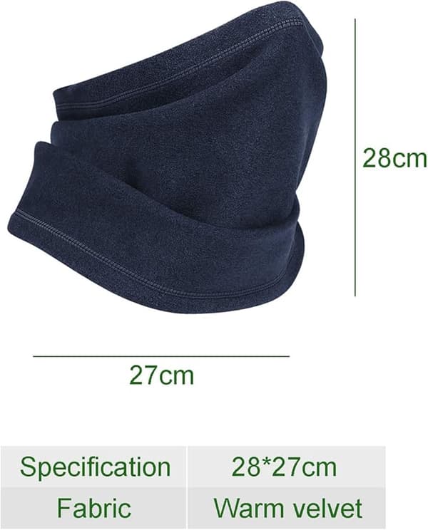 VARM FLEECE UNISEX MARINBLÅ HALSDUK