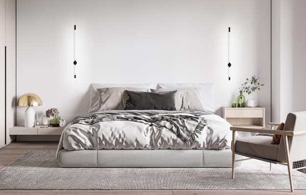 Activejet AJE-LUNGO LED væglampe sort, 10W, 550x900 mm