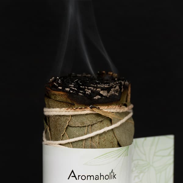 Røgelse eukalyptus naturlige urter til stress, træthed og aromaterapi