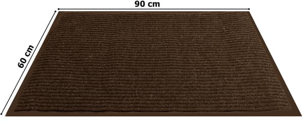 Dørmåtte til sko 60x90 cm Susana brun