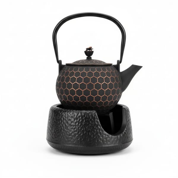 Støbejernskedel 1,2 l te- og urteinfuser + varmer
