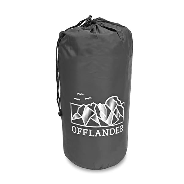 OFFLANDER vattentät campingfilt grå 200 x 140
