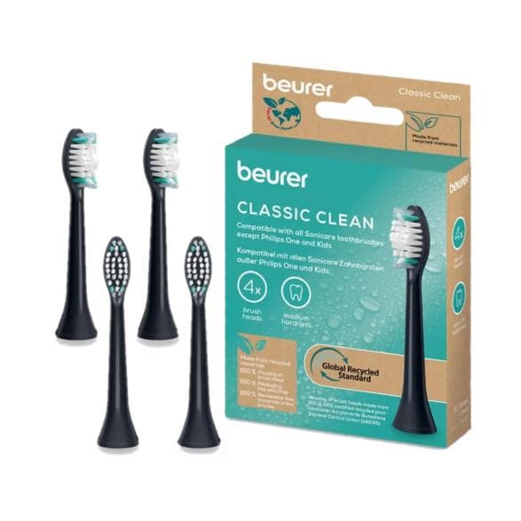 Beurer SC Classic Clean udskiftningsspidser 4 stk sort
