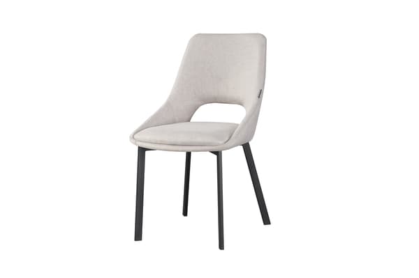 LUMO polstret lænestol, beige stof