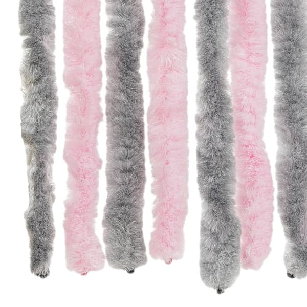 vidaXL Flugnät, Silverrosa, 100x230, Chenille